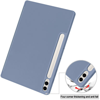Case for Samsung Galaxy Tab S9 FE+, Techsuit, Flex Trifold, Navy Blue