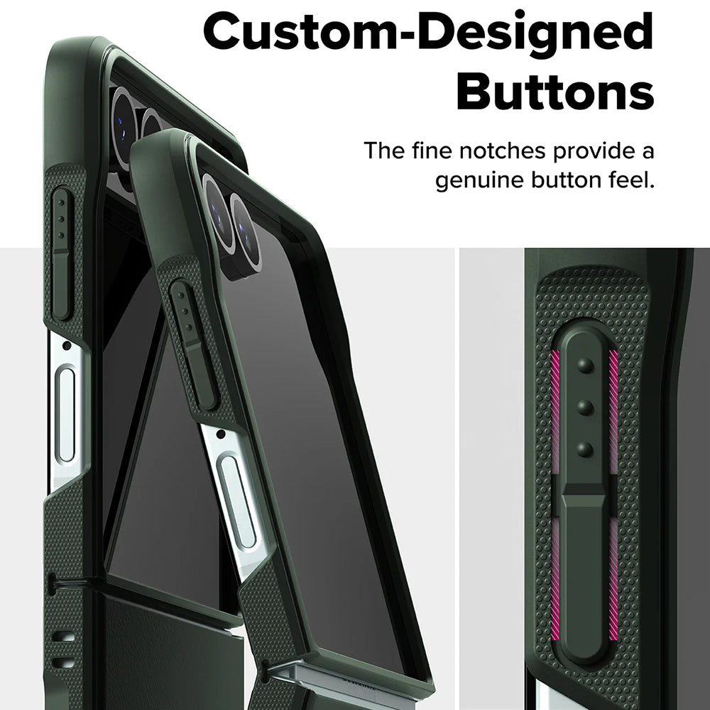 Case for Samsung Galaxy Z Flip7 F766, Ringke, Onyx, Dark Green
