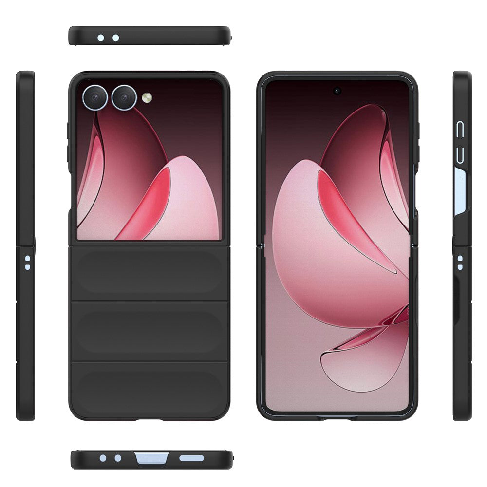 Case for Samsung Galaxy Z Flip7 F766, Techsuit, Magic Shield, Black
