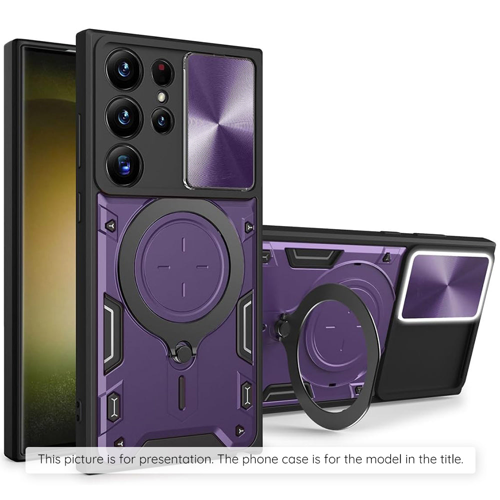 Case for Samsung Galaxy Z Flip8 F776, Techsuit, CamGuard Pro, Purple