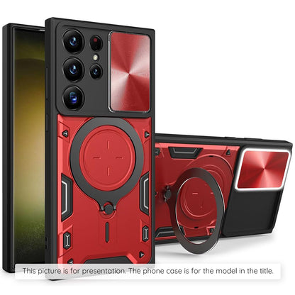 Case for Samsung Galaxy Z Flip8 F776, Techsuit, CamGuard Pro, Red