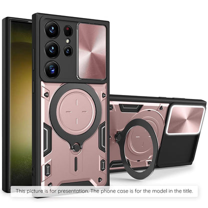 Case for Samsung Galaxy Z Flip8 F776, Techsuit, CamGuard Pro, Rose Gold