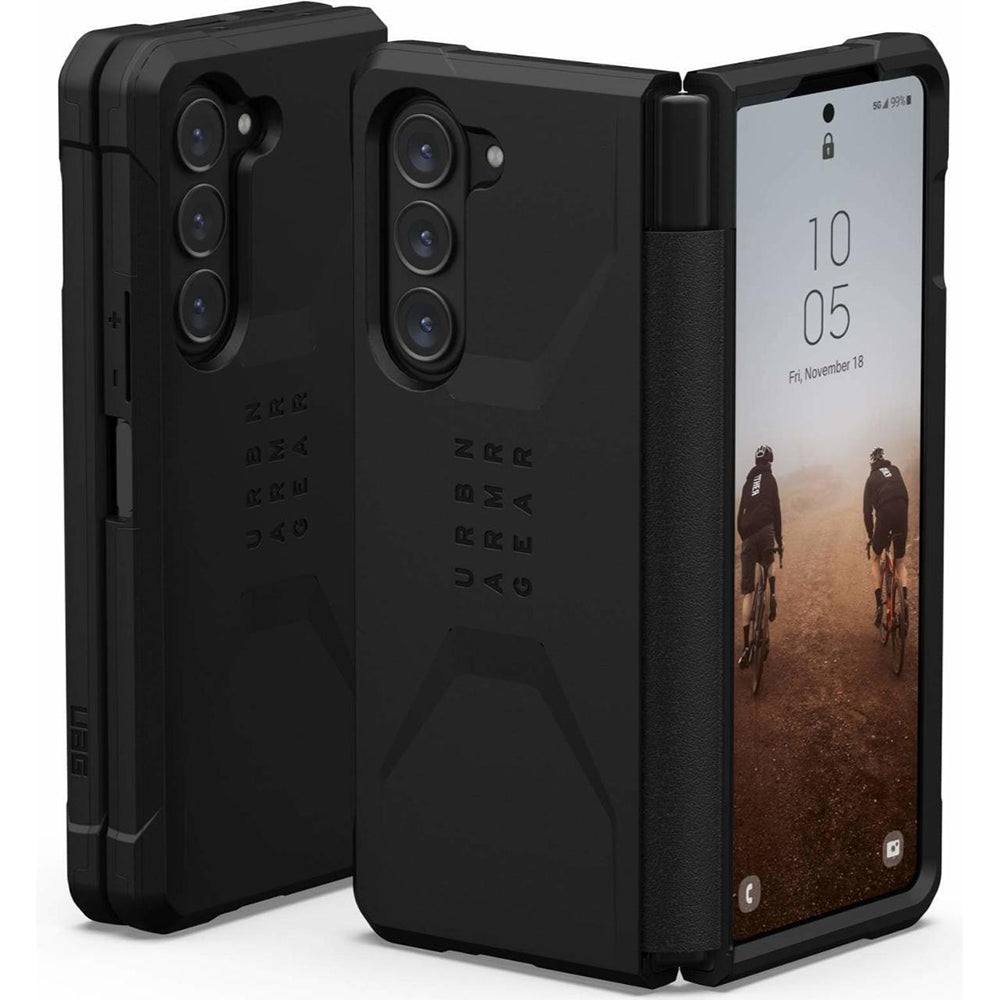 Case for Samsung Galaxy Z Fold5 F946, Urban Armor Gear, Civilian, Black