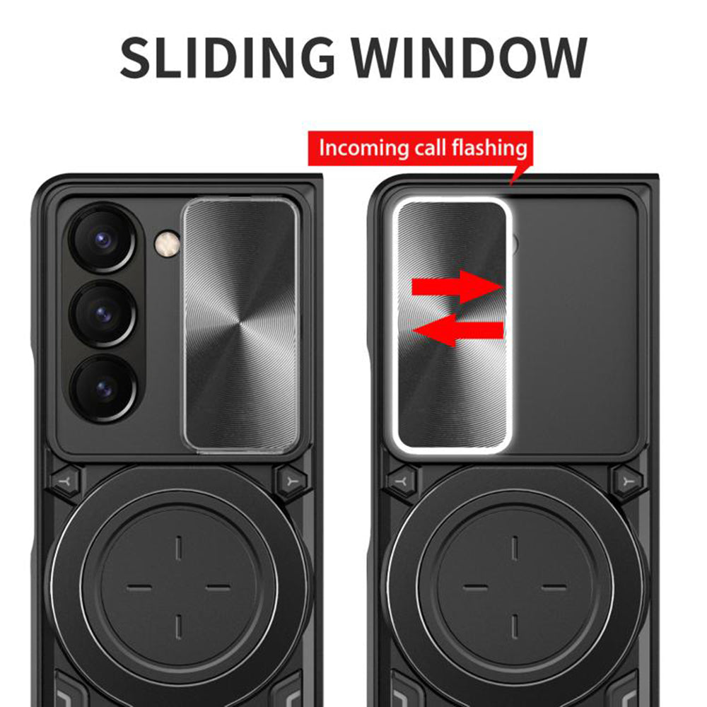 Case for Samsung Galaxy Z Fold7 F966, Techsuit, CamGuard Pro, Purple