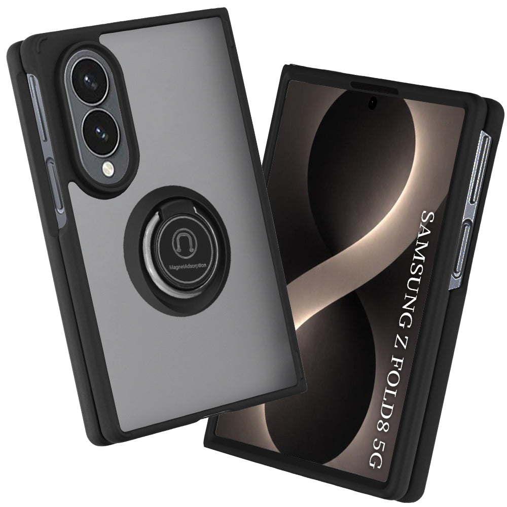 Case for Samsung Galaxy Z Fold8 F971, Techsuit, Glinth, Black