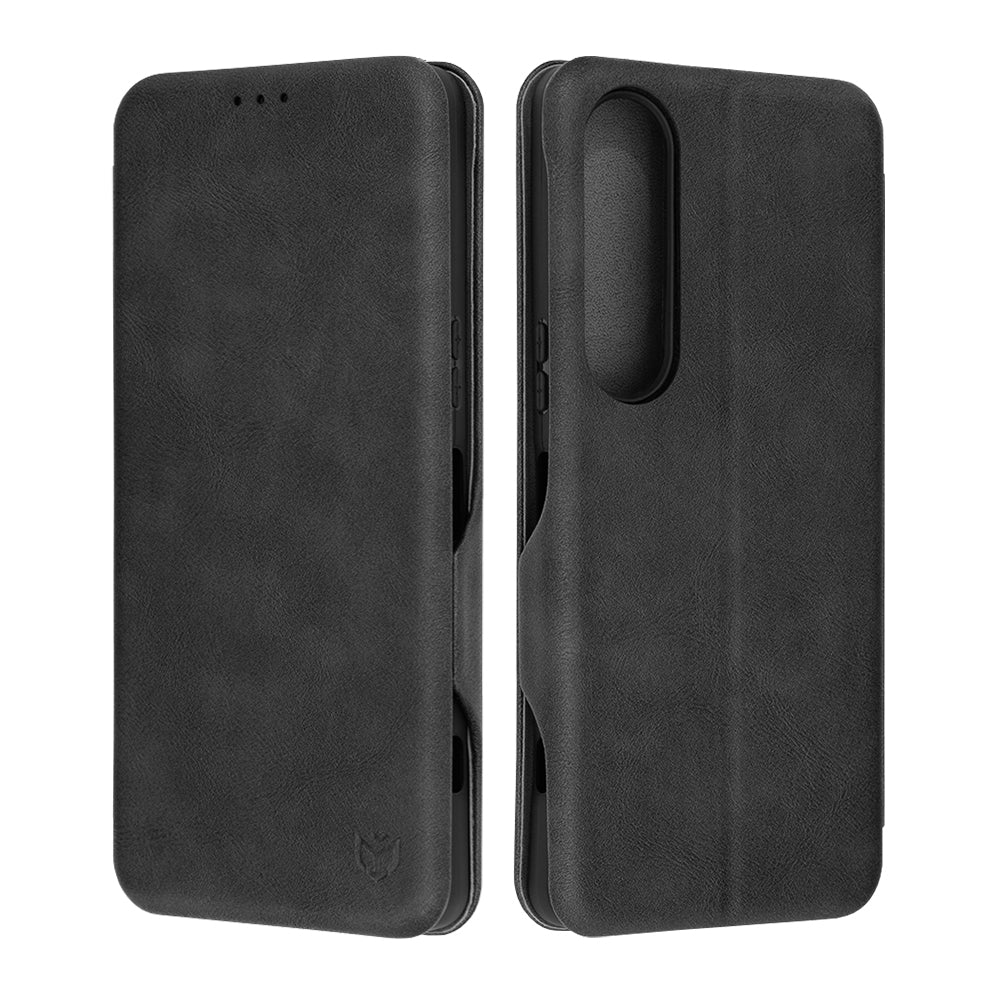 Case for Sony Xperia 1 VI, Techsuit, Safe Wallet Plus, Black