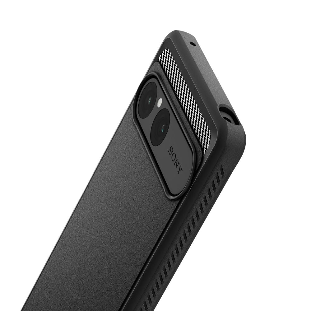 Case for Sony Xperia 10 VII, Spigen, Rugged Armor, Black