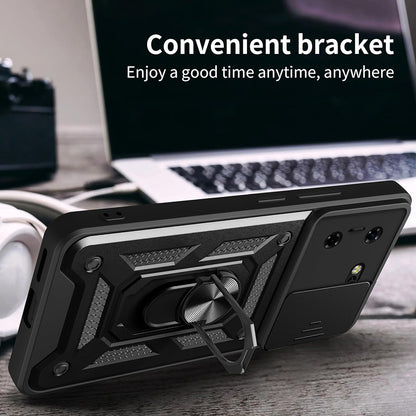 Case for Tecno Pova 5 Pro, Techsuit, CamShield, Black