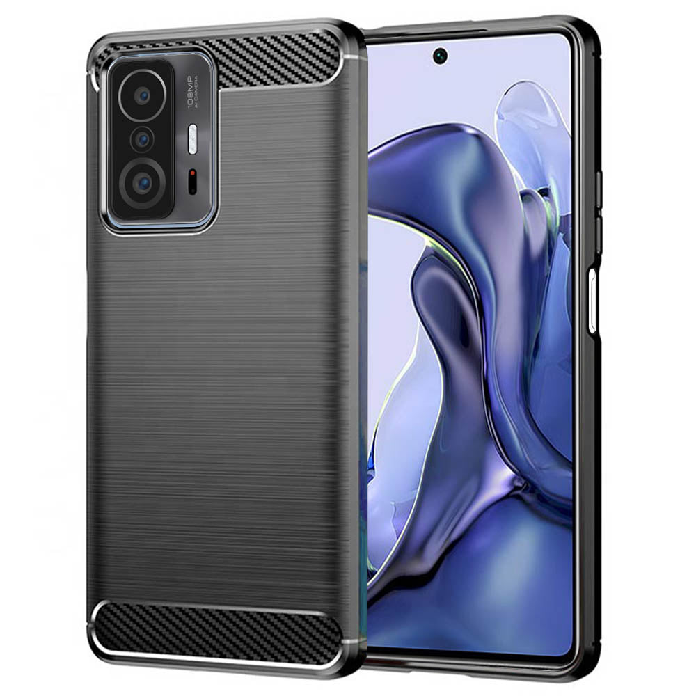 Case for Xiaomi 11T / 11T Pro, Techsuit, Carbon, Black