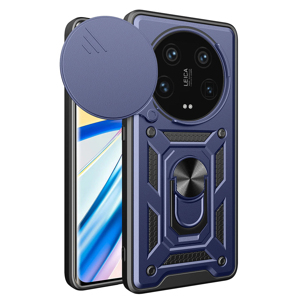 Case for Xiaomi 14 Ultra, Techsuit, CamShield, Blue