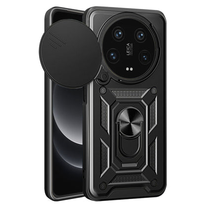 Case for Xiaomi 14 Ultra, Techsuit, CamShield, Black