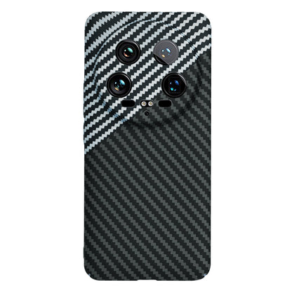 Case for Xiaomi 14 Ultra, Techsuit, Carbonite FiberShell, Black Gray
