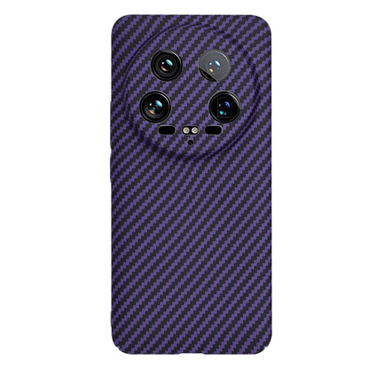 Case for Xiaomi 14 Ultra, Techsuit, Carbonite FiberShell, Purple