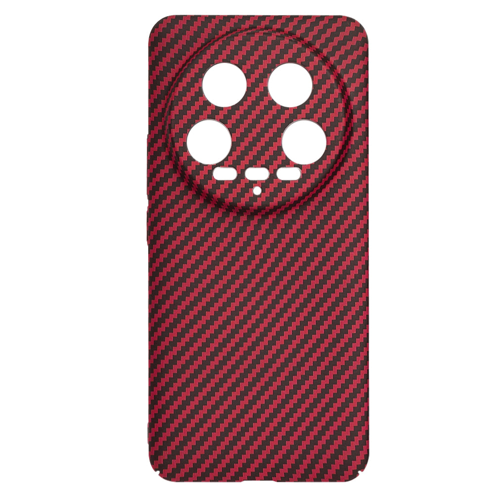 Case for Xiaomi 14 Ultra, Techsuit, Carbonite FiberShell, Red