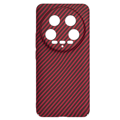 Case for Xiaomi 14 Ultra, Techsuit, Carbonite FiberShell, Red