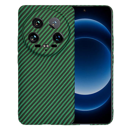 Case for Xiaomi 14 Ultra, Techsuit, Carbonite FiberShell, Green