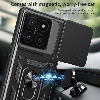 Case for Xiaomi 14T Pro, Techsuit, CamShield, Black