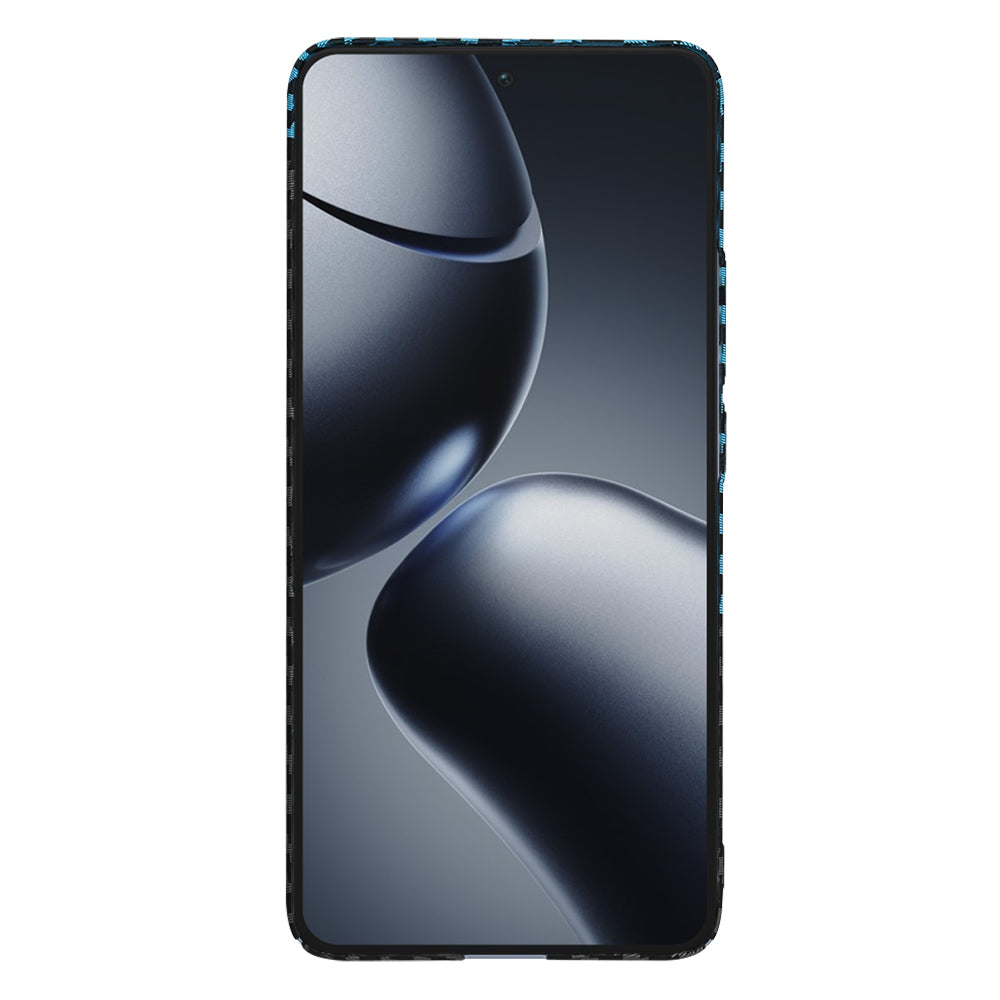 Case for Xiaomi 14T Pro, Techsuit, Carbonite FiberShell, Black Blue