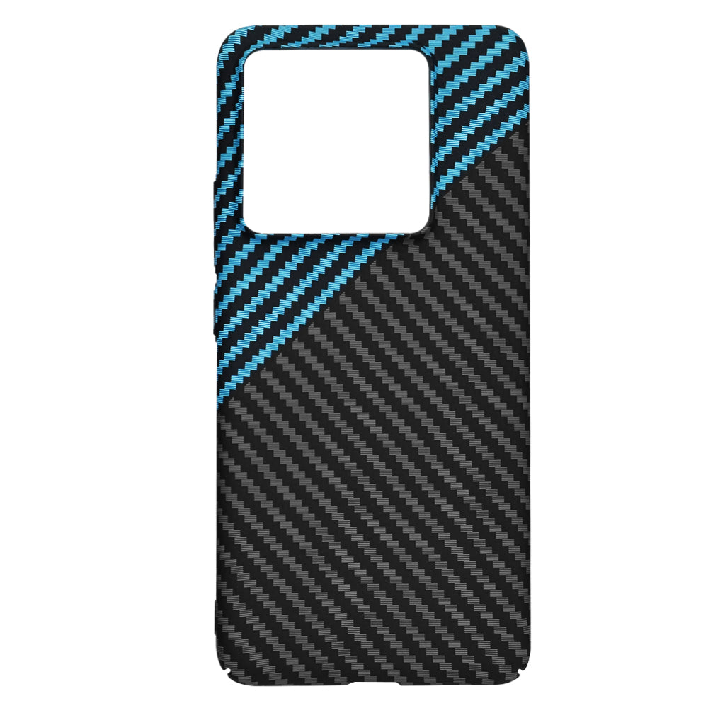 Case for Xiaomi 14T Pro, Techsuit, Carbonite FiberShell, Black Blue