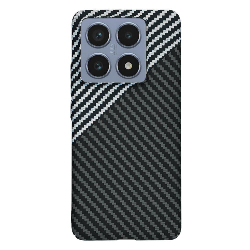 Case for Xiaomi 14T Pro, Techsuit, Carbonite FiberShell, Black Gray