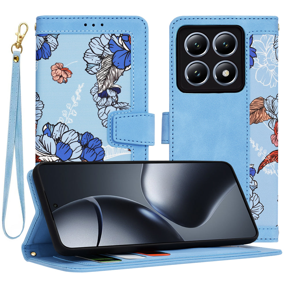 Case for Xiaomi 14T Pro, Techsuit, FlipCraft, Blue