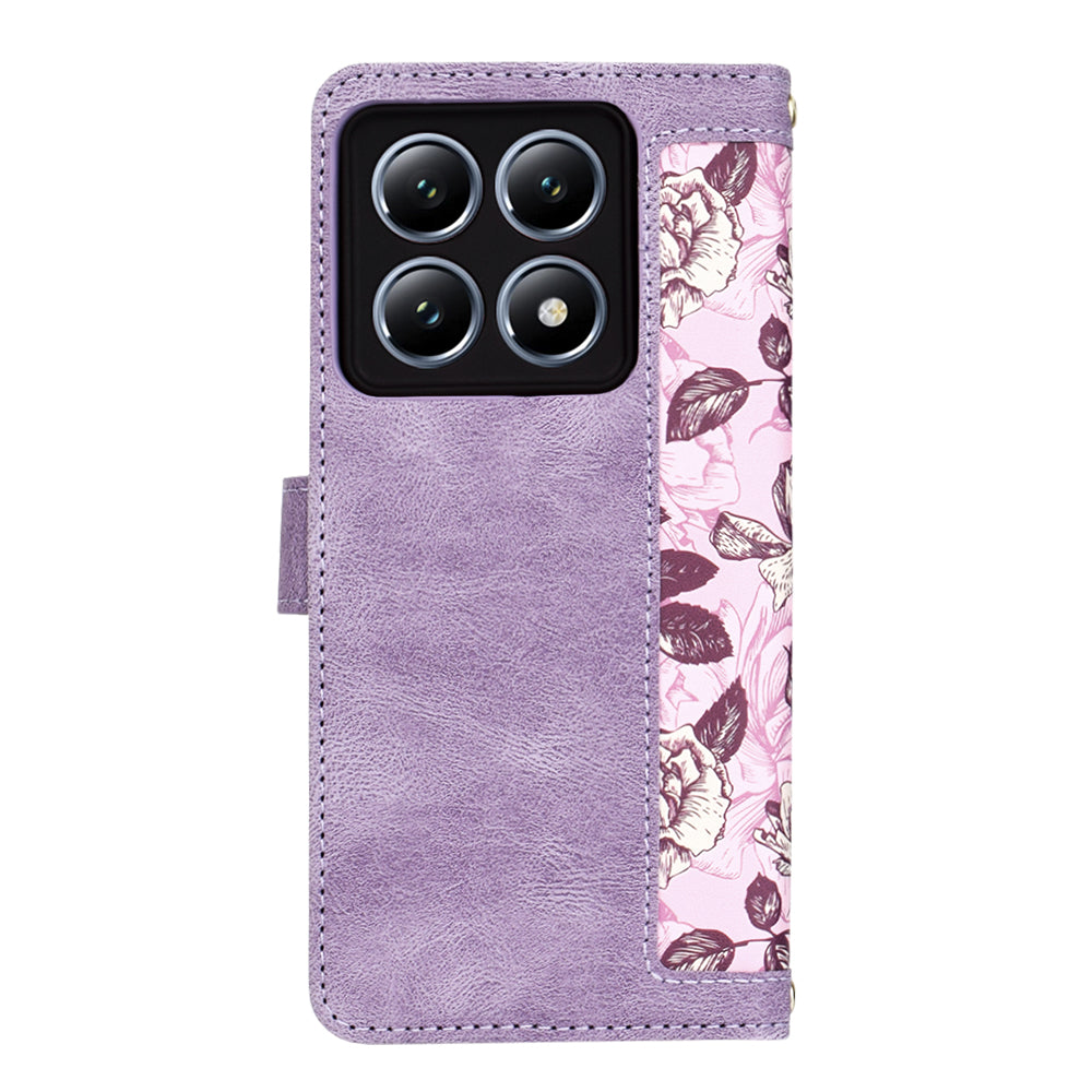 Case for Xiaomi 14T Pro, Techsuit, FlipCraft, Purple