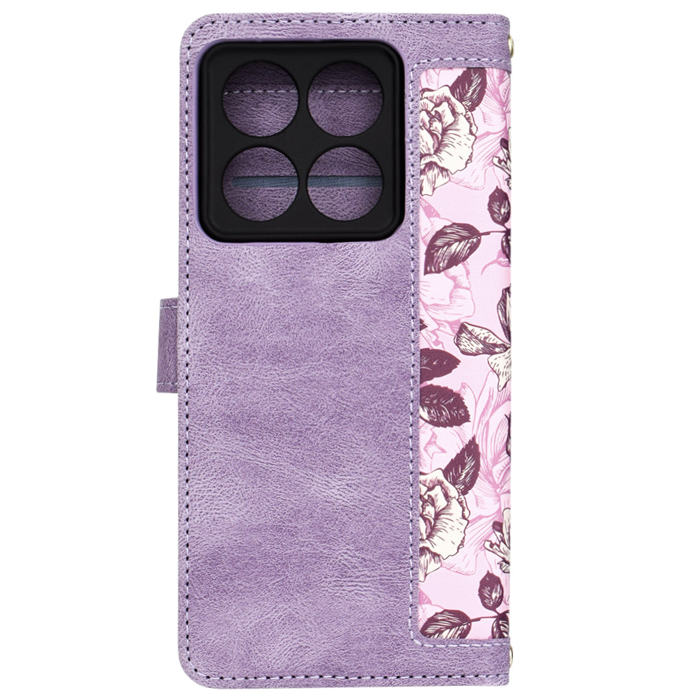Case for Xiaomi 14T Pro, Techsuit, FlipCraft, Purple