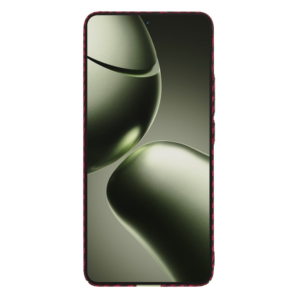 Case for Xiaomi 14T, Techsuit, Carbonite FiberShell, Red