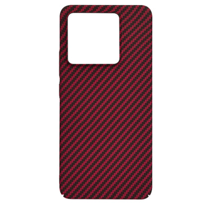 Case for Xiaomi 14T, Techsuit, Carbonite FiberShell, Red