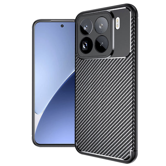 Case for Xiaomi 15 Pro, Techsuit, CarbonFiber, Black