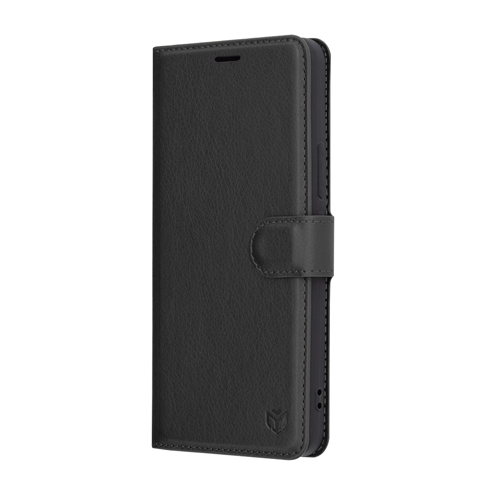 Case for Xiaomi 15 Pro, Techsuit, Leather Folio, Black