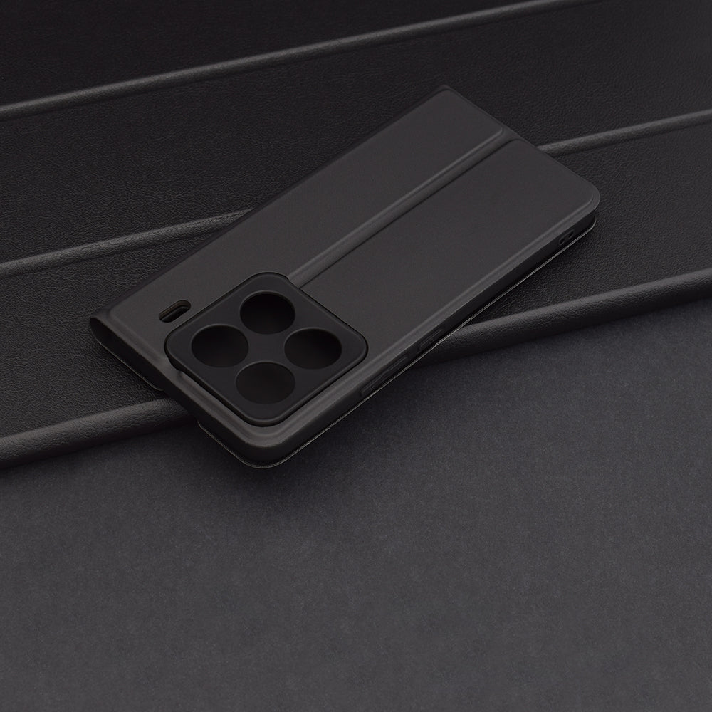 Case for Xiaomi 15 Pro, Techsuit, Magskin Book, Black