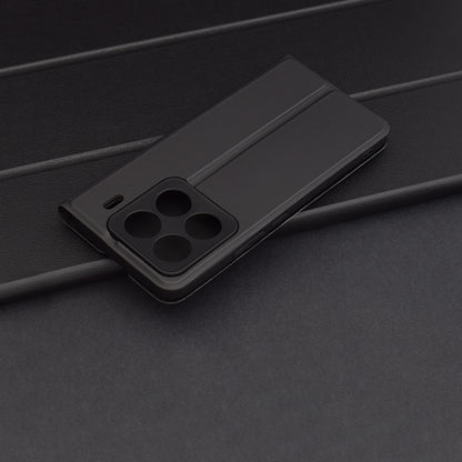 Case for Xiaomi 15 Pro, Techsuit, Magskin Book, Black