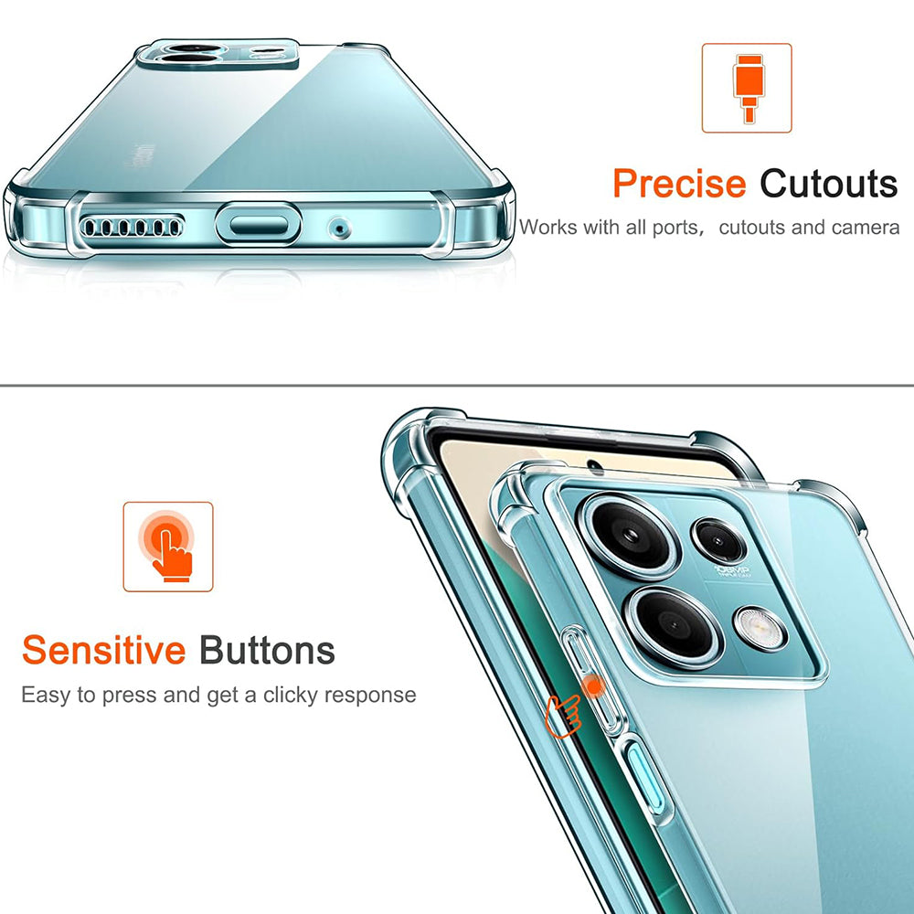 Case for Xiaomi 15 Pro, Techsuit, Shockproof Clear, Transparent