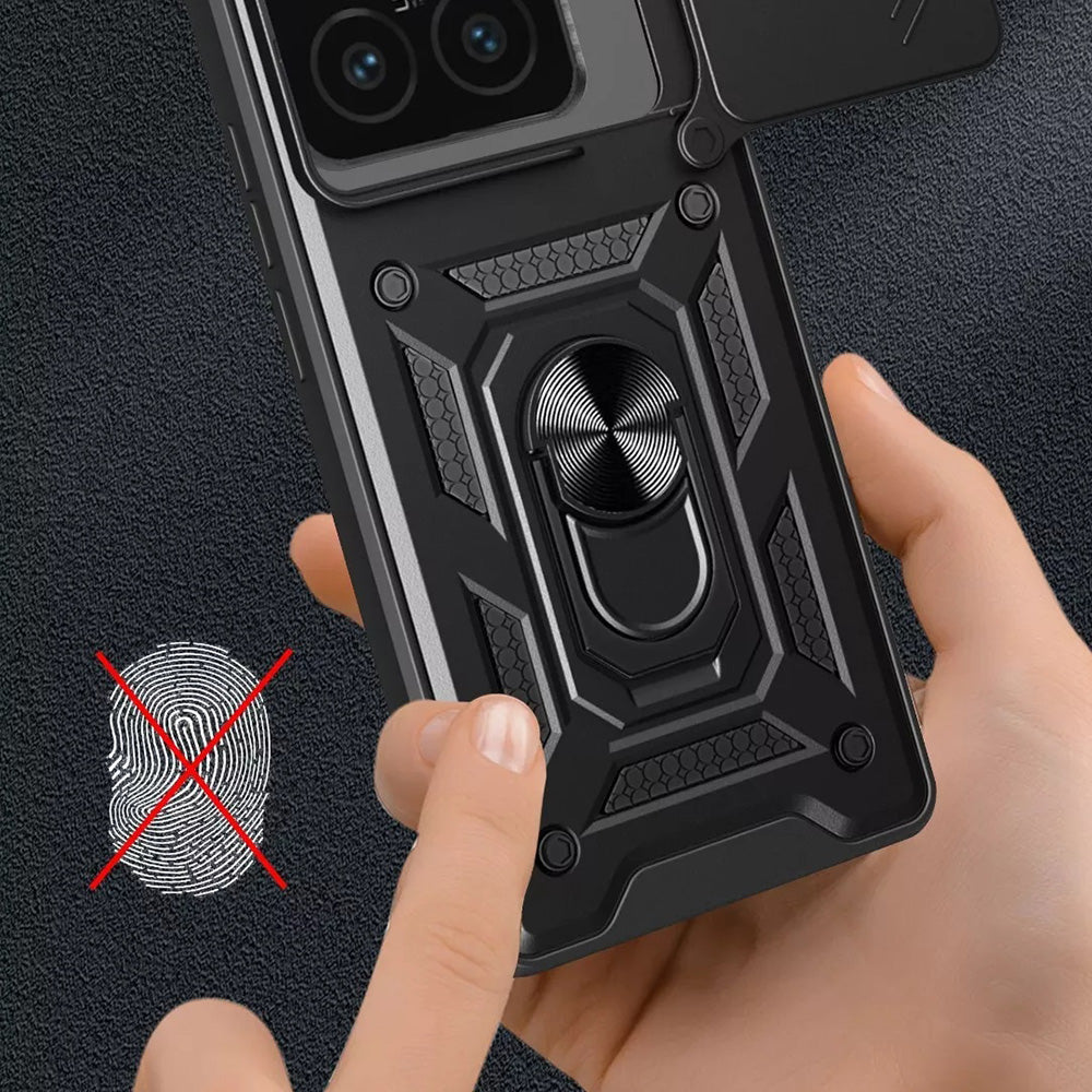 Case for Xiaomi 15, Techsuit, CamShield, Black