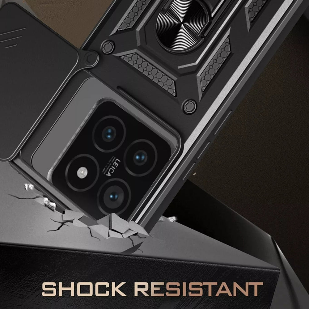 Case for Xiaomi 15, Techsuit, CamShield, Black