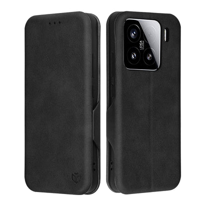 Case for Xiaomi 15, Techsuit, Safe Wallet Plus, Black