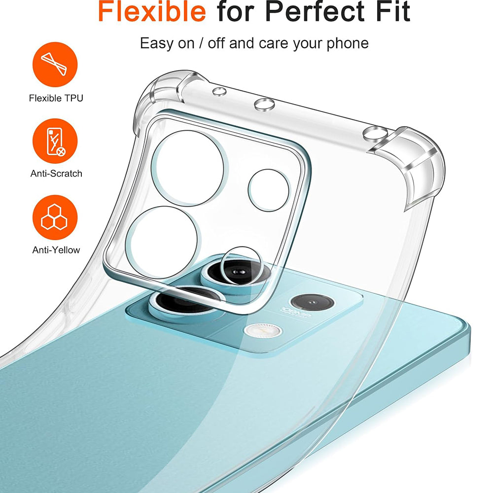 Case for Xiaomi 15, Techsuit, Shockproof Clear, Transparent