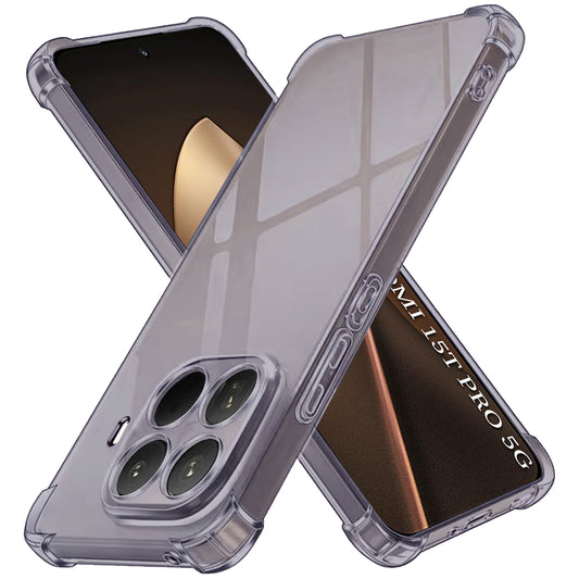 Case for Xiaomi 15T Pro, Techsuit, Shockproof Clear, Black