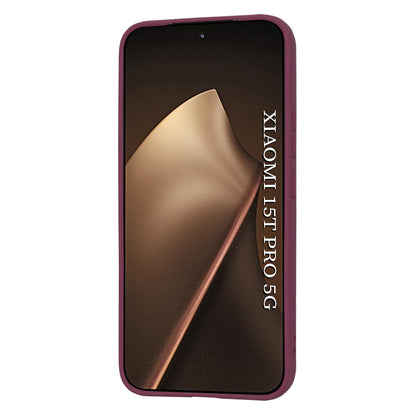 Case for Xiaomi 15T Pro, Techsuit, SoftFlex, Cherry Red