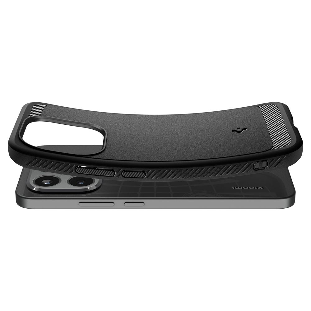 Case for Xiaomi 15T, Spigen, Rugged Armor, Matte Black ACS10459