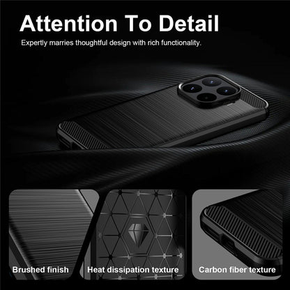 Case for Xiaomi 17T Pro, Techsuit, Carbon, Black