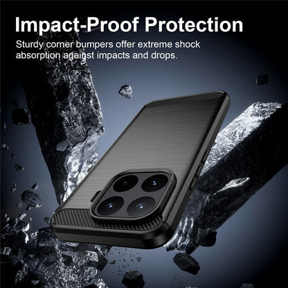 Case for Xiaomi 17T Pro, Techsuit, Carbon, Black
