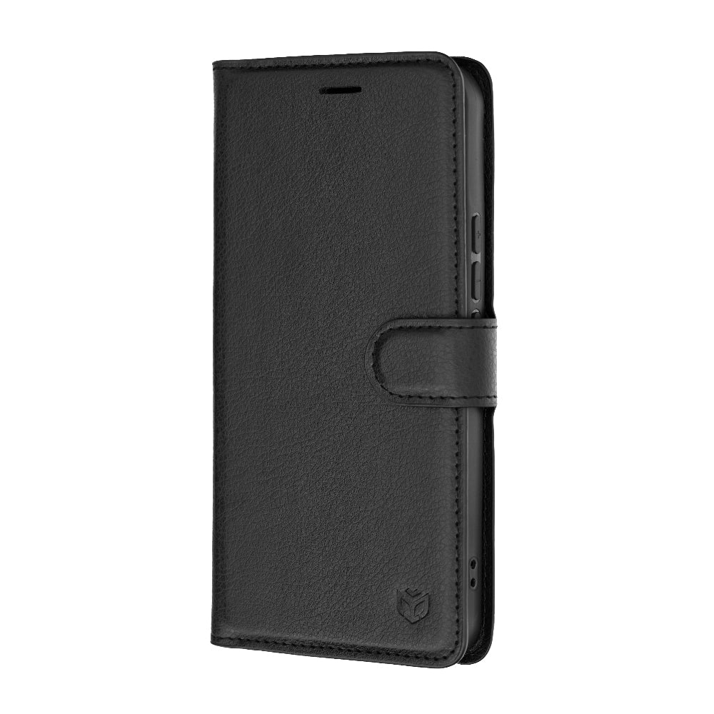 Case for Xiaomi 17T Pro, Techsuit, Leather Folio, Black