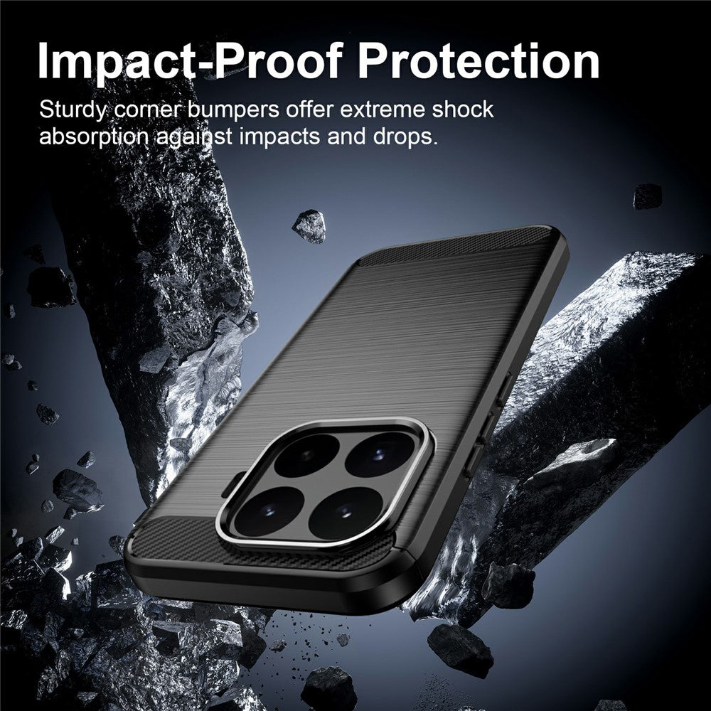 Case for Xiaomi 17T, Techsuit, Carbon, Black