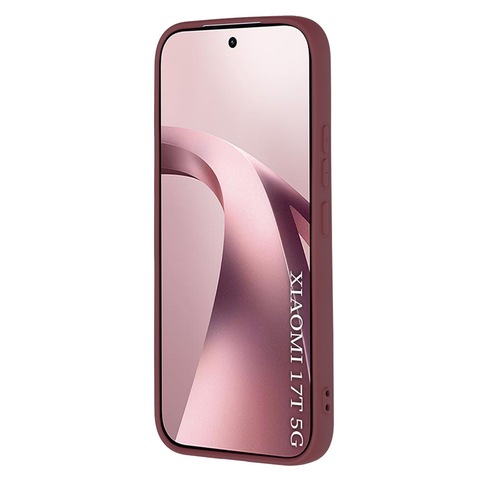 Case for Xiaomi 17T, Techsuit, SoftFlex, Burgundy