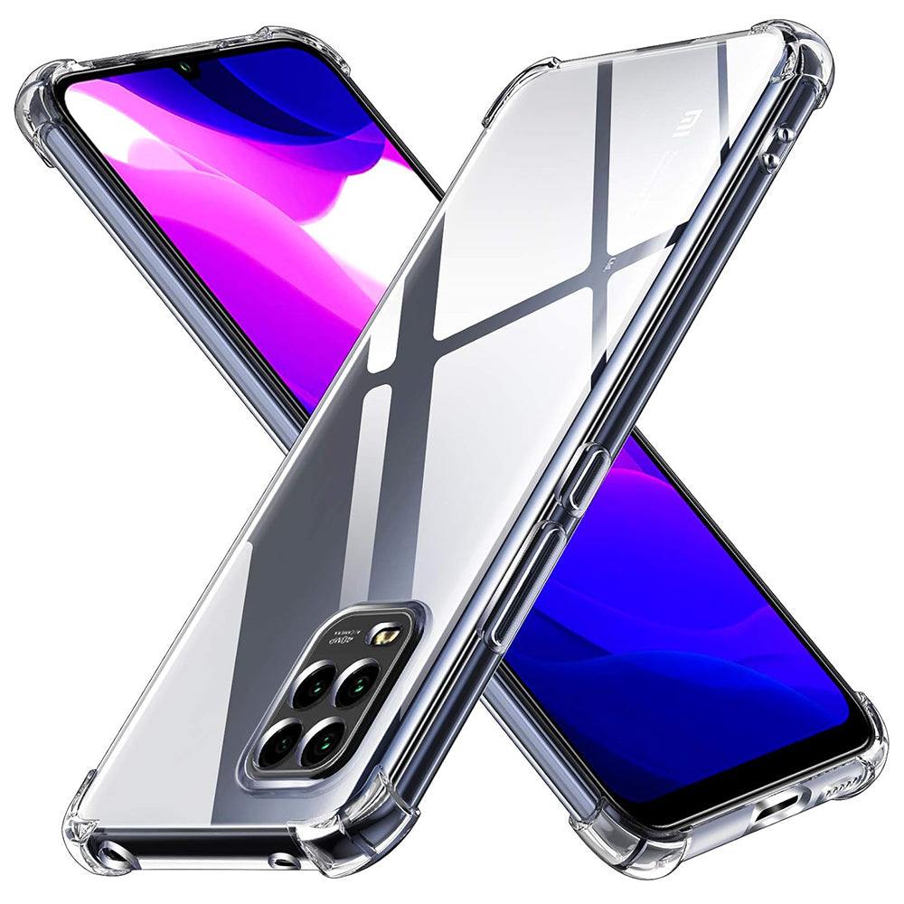 Case for Xiaomi Mi 10 Lite 5G, Techsuit, Shockproof Clear, Transparent