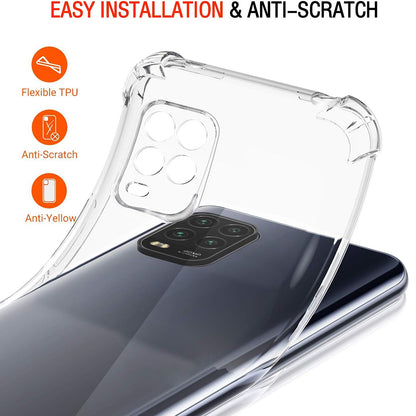Case for Xiaomi Mi 10 Lite 5G, Techsuit, Shockproof Clear, Transparent