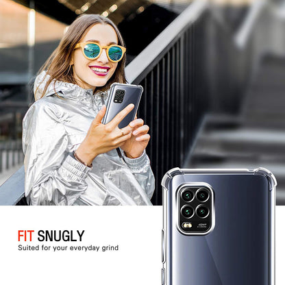 Case for Xiaomi Mi 10 Lite 5G, Techsuit, Shockproof Clear, Transparent