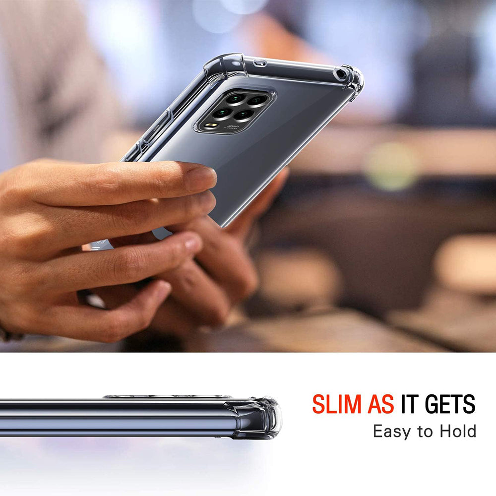 Case for Xiaomi Mi 10 Lite 5G, Techsuit, Shockproof Clear, Transparent
